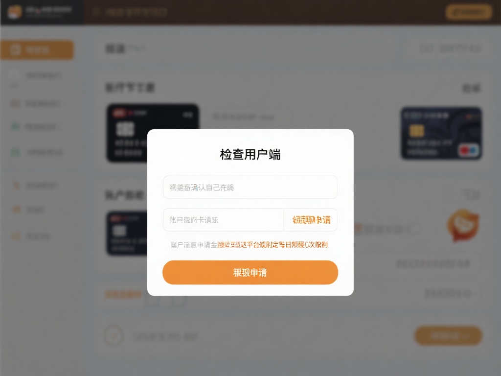 检查用户端操作
首先，务必确认自己提交的提现申请
