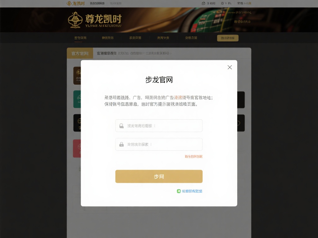 步骤一：进入官网
通过浏览器搜索进入“尊龙凯时”