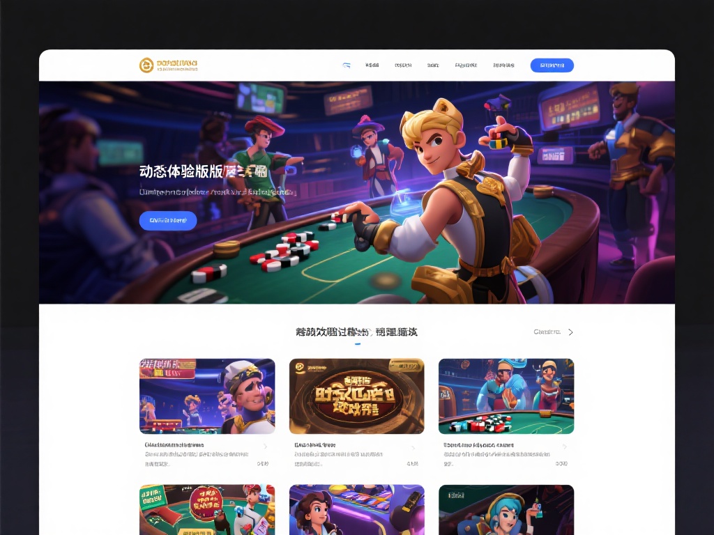 尊龙凯时官方网站图片精选,品质呈现尽收眼底 以网站的游戏体验版块为例,那些动态效果的游戏场景图