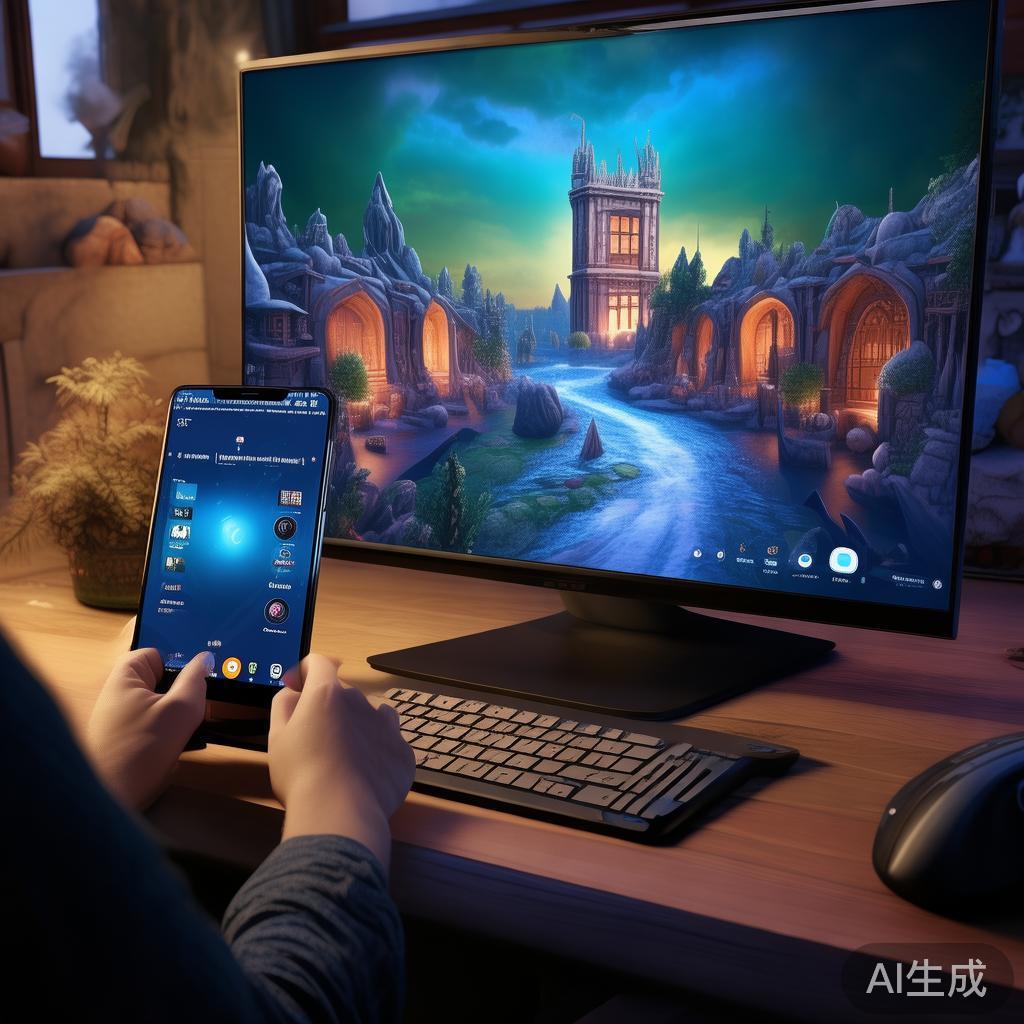 例如，一位用户在家中使用电脑进行大型游戏时，体验流